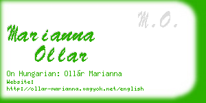 marianna ollar business card
